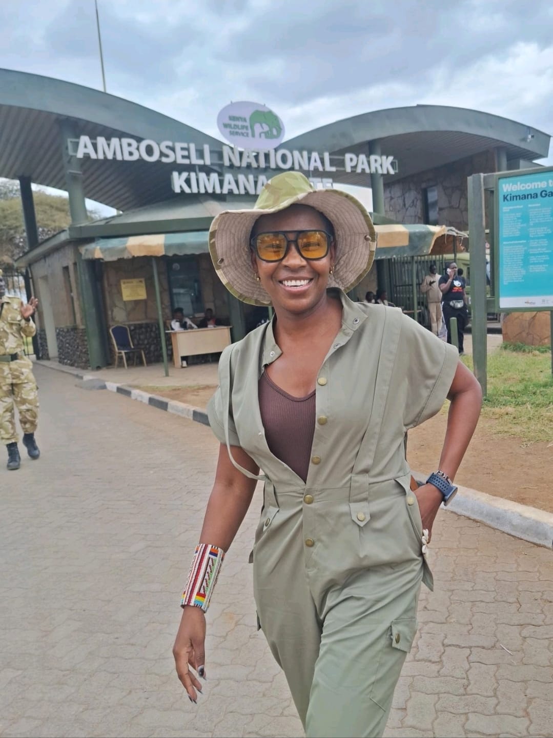 Eunice at Amboseli National Park — Kimana Gate